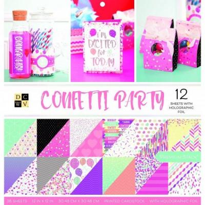 American Crafts DCWV Designpapier - Confetti Party